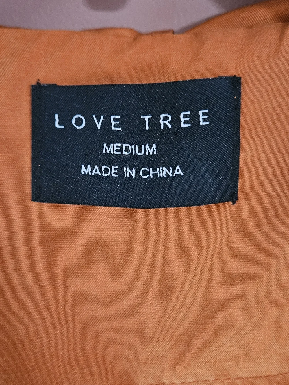 LOVE TREE Hooded Light Utility Jacket M Tie Front Casual Roll Tab Sleeve Anorak - Picture 4 of 8